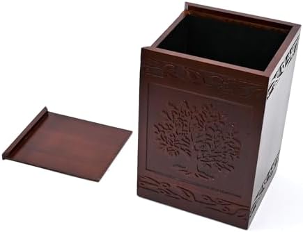 Elegant Wooden Tree of Life Cremation Urns