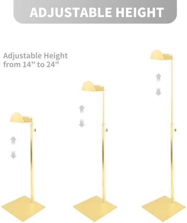 2 Pack Adjustable Gold Handbag Display Stand