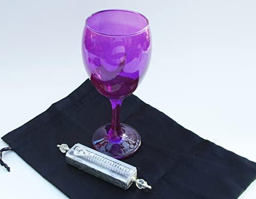 Jewish Wedding Glass Kit Deep Purple