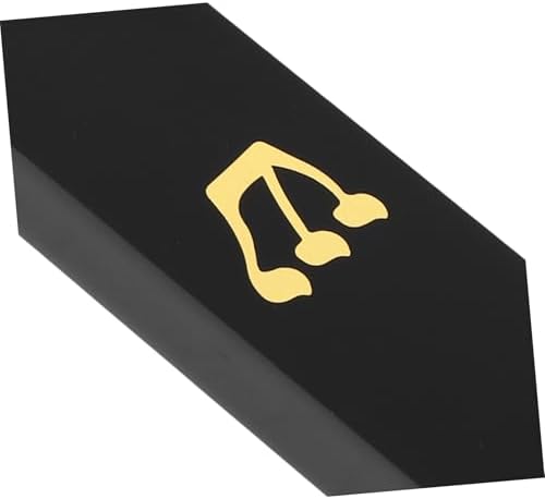 Garneck Elegant Resin Mezuzah Case Black Door Blessing Decoration