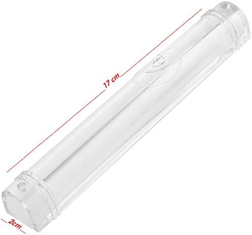 SUPER STAM Mezuzah Case Holder 63 Inch Clear Lot of 5
