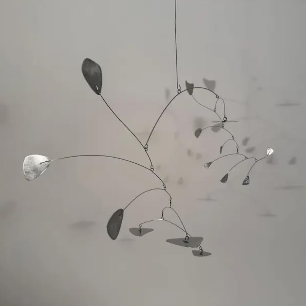 Metal Kinetic Hanging Mobile Sculpture 24 W x 18 H