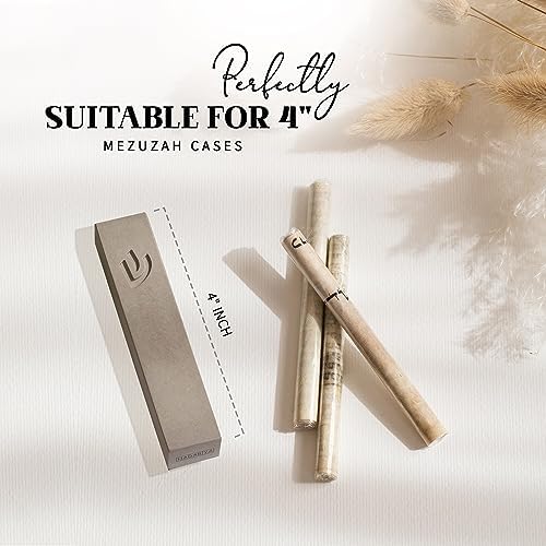 Kosher Mezuzah Scroll 3 Made in Israel by Rabbi