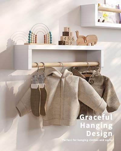 4 Pack Wall Book Shelves for Kids Room