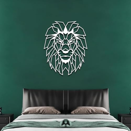 ICEWQOQU Lion Head Metal Wall Art