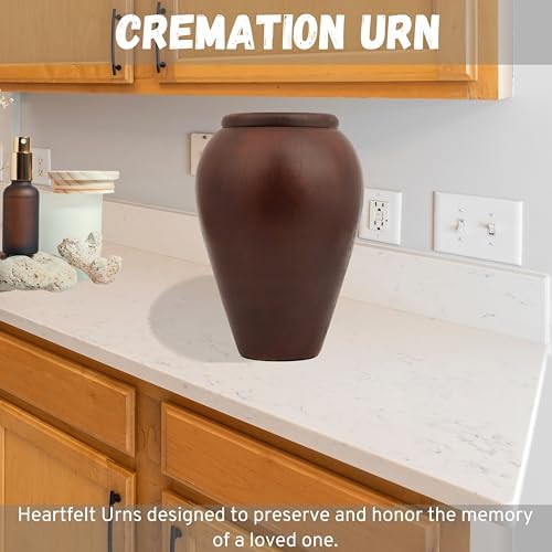 Elegant Wooden Cremation Urn - Handcrafted Mango Wood Memorial Box