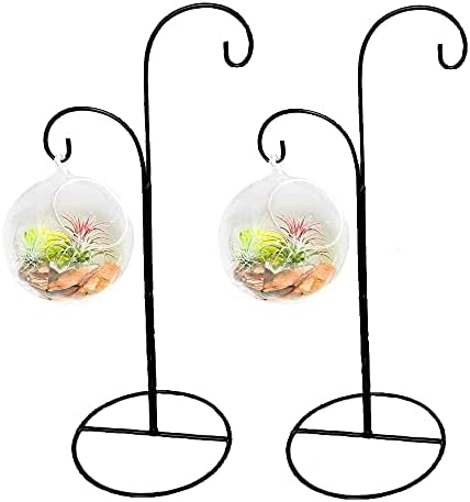 SGrace Ornament Display Stand Holder for Hanging Glass Globes and Terrariums