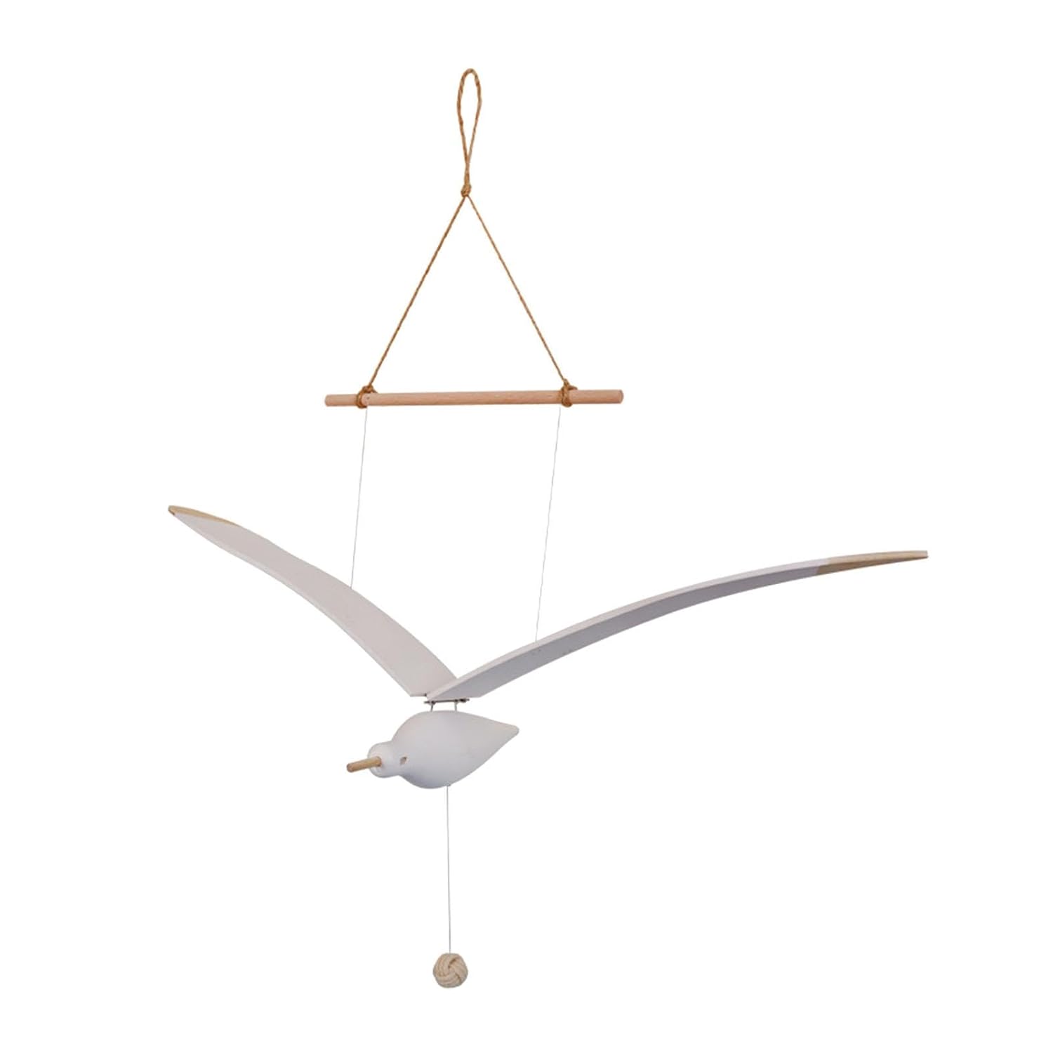 Wooden Seagull Mobile Decor for Home Ceiling