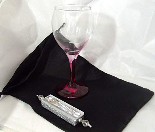 Jewish Wedding Glass Kit - Rose Petal Red