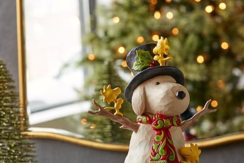 Enesco Peanuts Snoopy Snowman Figurine - 571 Inch Collectible Decor
