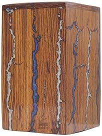 WoodAlley Rosewood Cremation Urn - Decorative Urn for Human Ashes