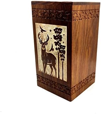 Personalized Wooden Cremation Urn for Ashes