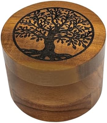 Small Wooden Urn for Human Ashes Keepsake Cremation Box