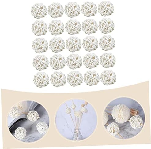 Alipis 25pcs Aromatherapy Rattan Balls Decorative Vase Fillers