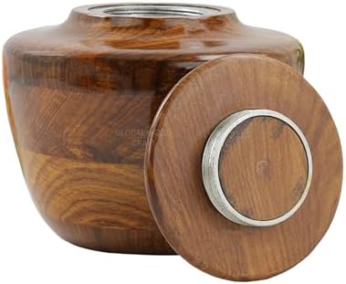 Hand Crafted Rosewood Urn Medium 50 Cubic Inches