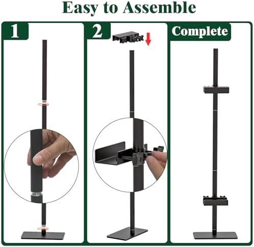 30 H Adjustable Black Metal Easel Stand