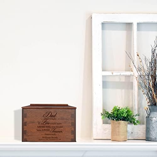 LifeSong Milestones Small Personalized Wooden Cremation Urn