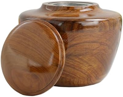 Hand Crafted Rosewood Urn Medium 50 Cubic Inches