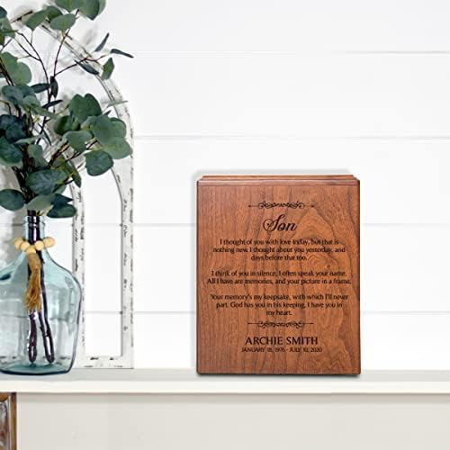 LifeSong Milestones Decorative Cremation Urn for Adult Human Ashes