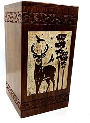 Personalized Wooden Cremation Urn for Ashes
