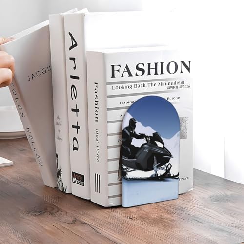Heavy Duty Wooden Book Ends with Non-Slip Base