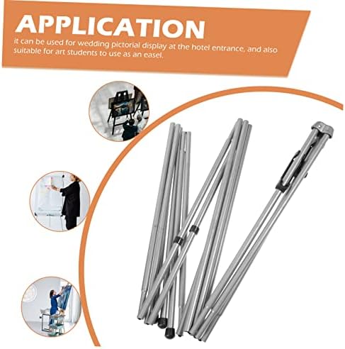 Adjustable Metal Easel Stand for Art Displays and Presentations