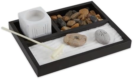 Zingz Thingz Wooden Zen Garden Kit for Home Decor
