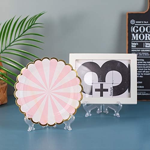 Artliving 6 Inch Clear Plastic Easels for Display