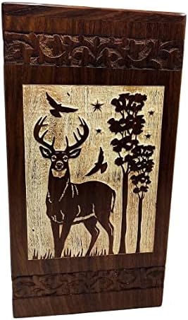Personalized Wooden Cremation Urn for Ashes