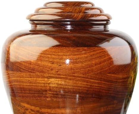 Rosewood Cremation Urn for Human Ashes Custom Engraving Durable Wooden Urn