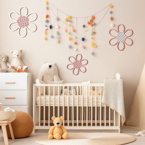 Maitys 3 Piece Boho Daisy Wall Decor Set