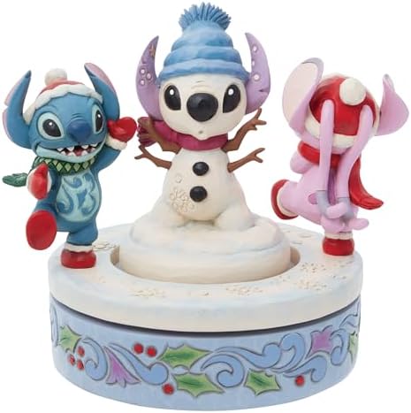 Enesco Disney Traditions Snowman Figurine 6 Inch Rotatable