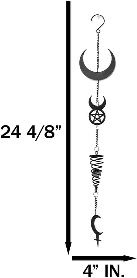 Primal Instincts Lilith Moon Black Steel Mobile Decor