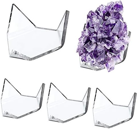 Hipiwe 5 Pack Acrylic Triangle Display Stands