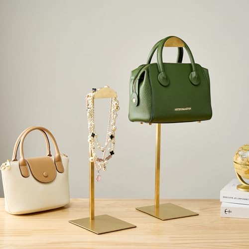 Stainless Steel Purse Display Stand Set of 2