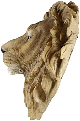 Ebros Gift Safari Lion Head Wall Decor Plaque 16 Tall