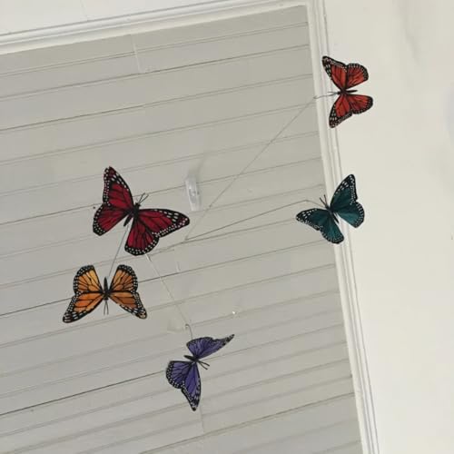 Colorful Five Butterfly Mobile for Crib