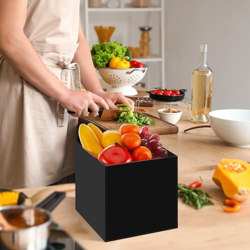 Geetery 5-Piece Acrylic Display Risers Set Black 3-7 Inch