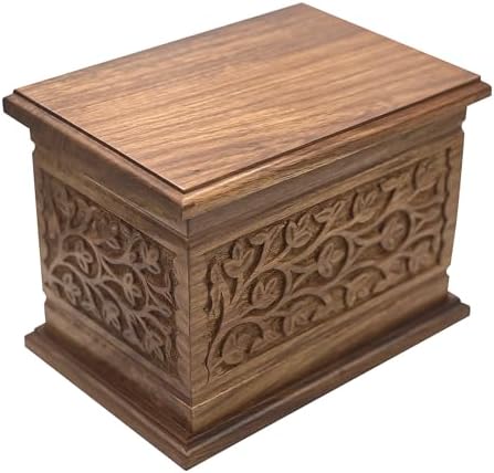 Extra Large Personalized Wooden Cremation Urn for Ashes