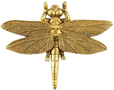 SnowOwl Gold Dragonfly Wall Sculpture Decor