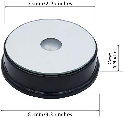 LED Black Display Base with Multicolor Changing Light