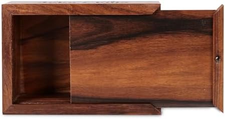 Personalized Rosewood Pet Urn for Dog Ashes