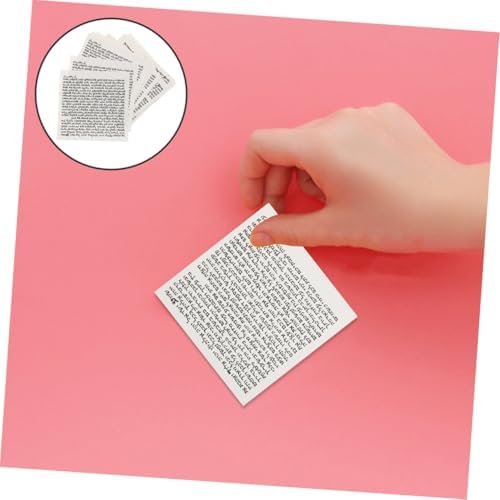 PRETYZOOM 100Pcs Jewish Mezuzah Scroll Wall Decor