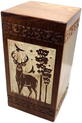Personalized Wooden Cremation Urn for Ashes