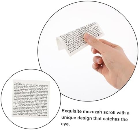 VINTORKY 50pcs Jewish Wedding Mezuzah Scroll Door Decor