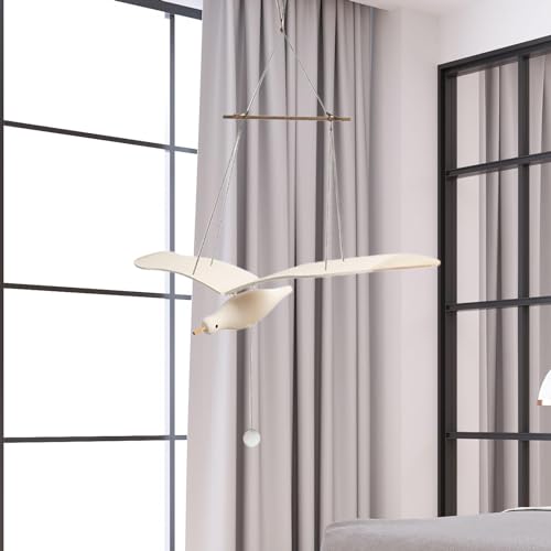 Wooden Seagull Mobile for Home Decor