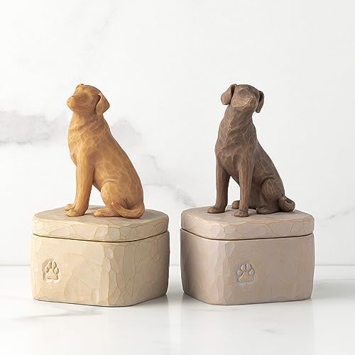 Willow Tree Love My Dog Golden Sculpted Hand Painted Keepsake Box