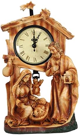 Ebros Gift Holy Family Nativity Desk Clock