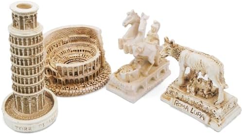 Italian Rome Decorations Set of 4