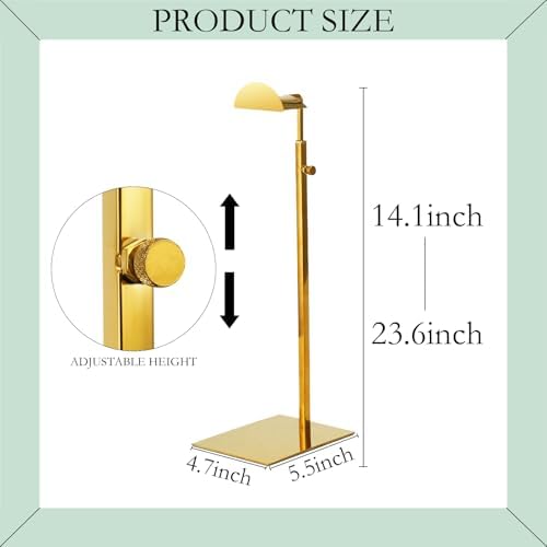 Chawtalion 3PC Gold Purse Display Stand Holder
